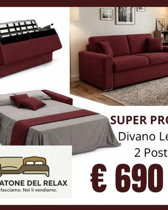 Divano letto due posti
