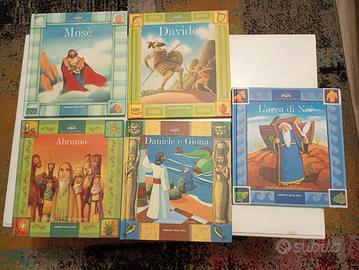 Collezione 5 libri storie della Bibbia per bambini