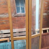infissi legno balcone