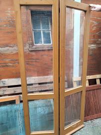 infissi legno balcone