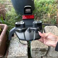 Porta targa originale Yamaha + frecce