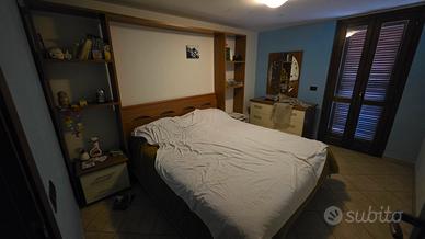 Letto con Libreria/Comodini Vintage 60/80