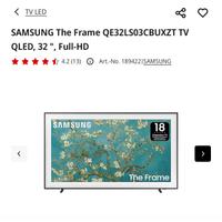 Tv samsung the Frame 32 pollici