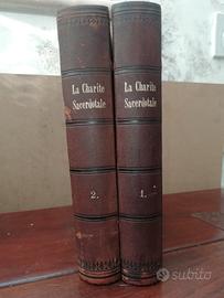 2 Libri antichi del 1899. "Charité Sacerdotale"