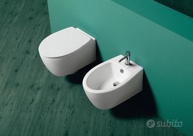 WC+Bidet Sospesi Simas