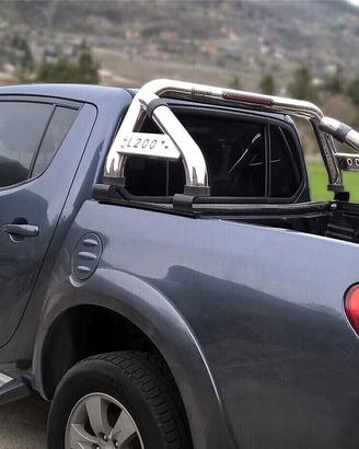 Mitsubishi L200 2005>2015 Roll Bar Inox con stop