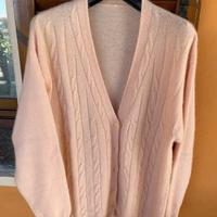 Maxi Cardigan Rosa Cipria L/XL