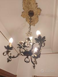Lampadario in stile Capodimonte