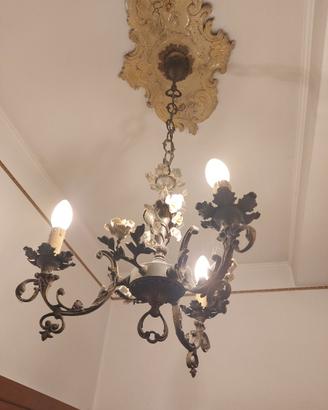 Lampadario in stile Capodimonte