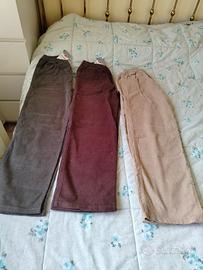 Set Pantaloni velluto costine  bambino 12 amni