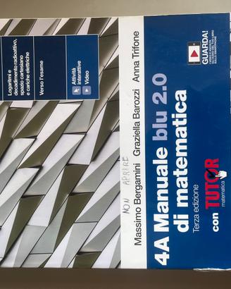 Manuale blu 2.0 di matematica 4A