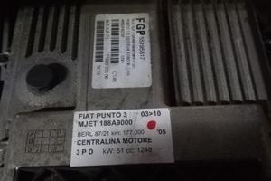 Centralina motore FIAT PUNTO 3 1248cc MJET 2003
