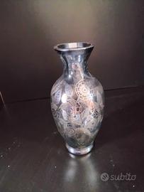 vaso di Murano primo '900 dipinto in argento
