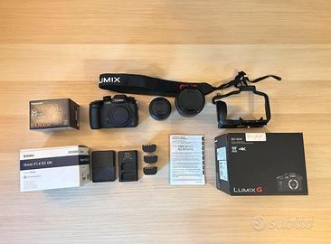 Panasonic Gh5 vlog+ 16mm 1.4 sigma +25  mm lumix