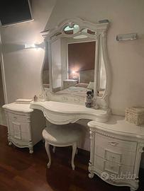 Gruppo notte trittico camera da letto con toletta