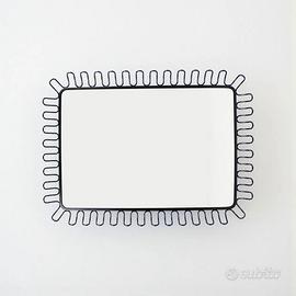 Specchio grafico ad anello IKEA serie Mandal 1999