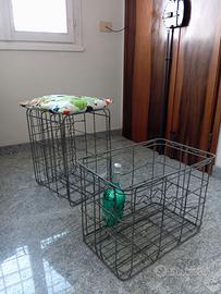 Cubo industrial  filo di acciaio inox solidissimo 