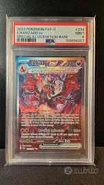 Charizard Ex PAF 234/091 Carta Pokemon PSA 9