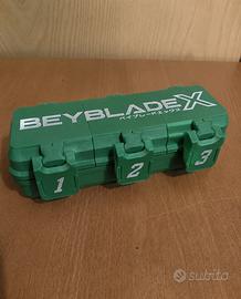 Deck Box Beyblade X  (Verde-Argento)