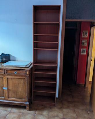 libreria Billy Ikea noce con sopralzo
