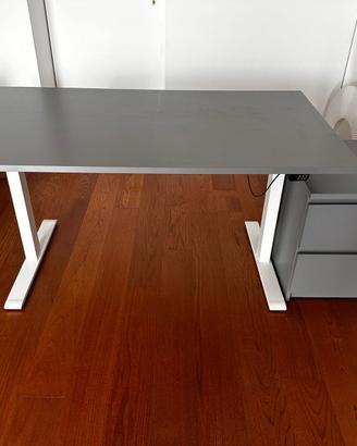 Scrivania regolabile elettricamente Rodulf 140x80