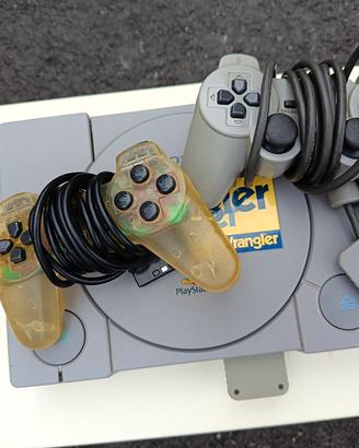 playstation 1 con giochi 