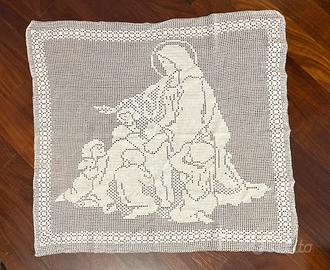 Quadro/Centrino Uncinetto Gesù