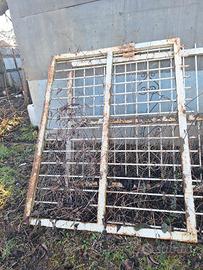 cancello orto con serratura