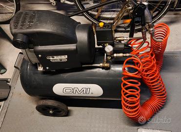 compressore CMI 50 L  8bar 1500w doppio manometro 