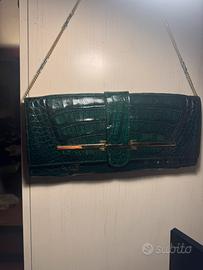 Borsa in pelle di coccodrillo