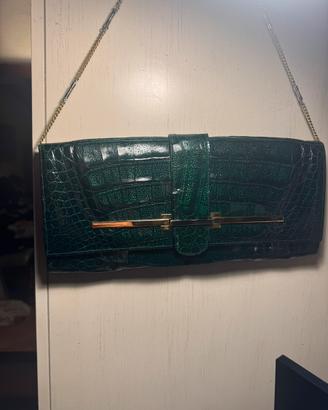 Borsa in pelle di coccodrillo