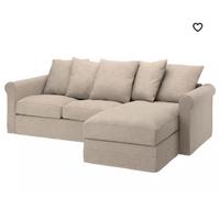 Divano Letto 3 posti con chaise-longue