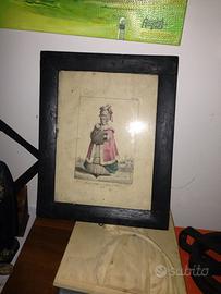 Rara stampa originale francese del 700