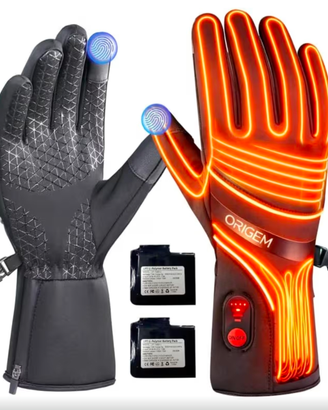 Guanti Riscaldabili Moto Uomo Donna, M, Nuovo