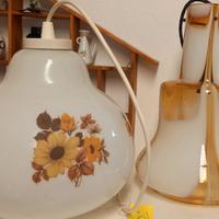 Lampadari vintage probabilmente in vetro di Murano