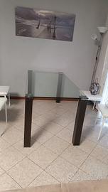 Tavolo in cristallo 