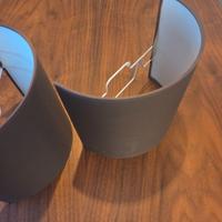 6 applique  in tessuto marrone