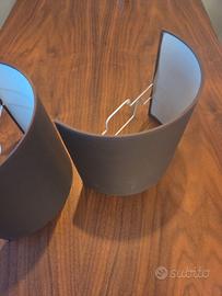 6 applique  in tessuto marrone