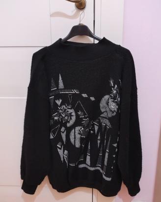 maglione nero taglia M