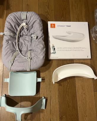Kit Stokke Tripp Trapp Soft Mint: Baby Set + Tray
