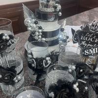 Vasi per confettata e decorazioni tavoli torta