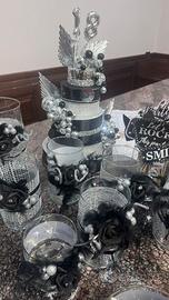 Vasi per confettata e decorazioni tavoli torta