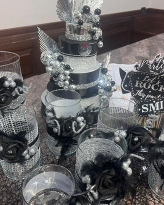 Vasi per confettata e decorazioni tavoli torta