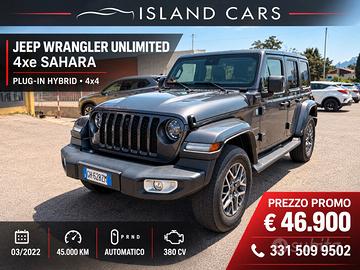 Jeep Wrangler Unlimited 2.0 PHEV ATX 4xe Sahara