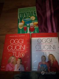  3 libri cucina e barman vendibili separatamente 