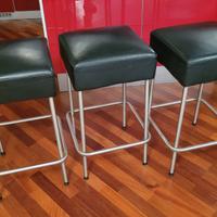 Set 3 sgabelli IKEA finta pelle - per tavolo alto