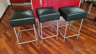 Set 3 sgabelli IKEA finta pelle - per tavolo alto