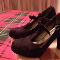 scarpe nere con tacco