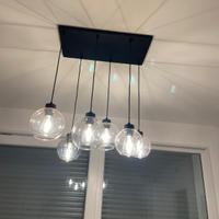 Lampadario a sospensione Cubus, 74 cm, 6 luci