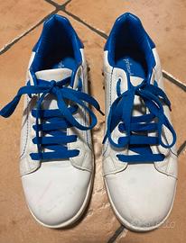 Scarpe donna  bianche e blu Primadonna